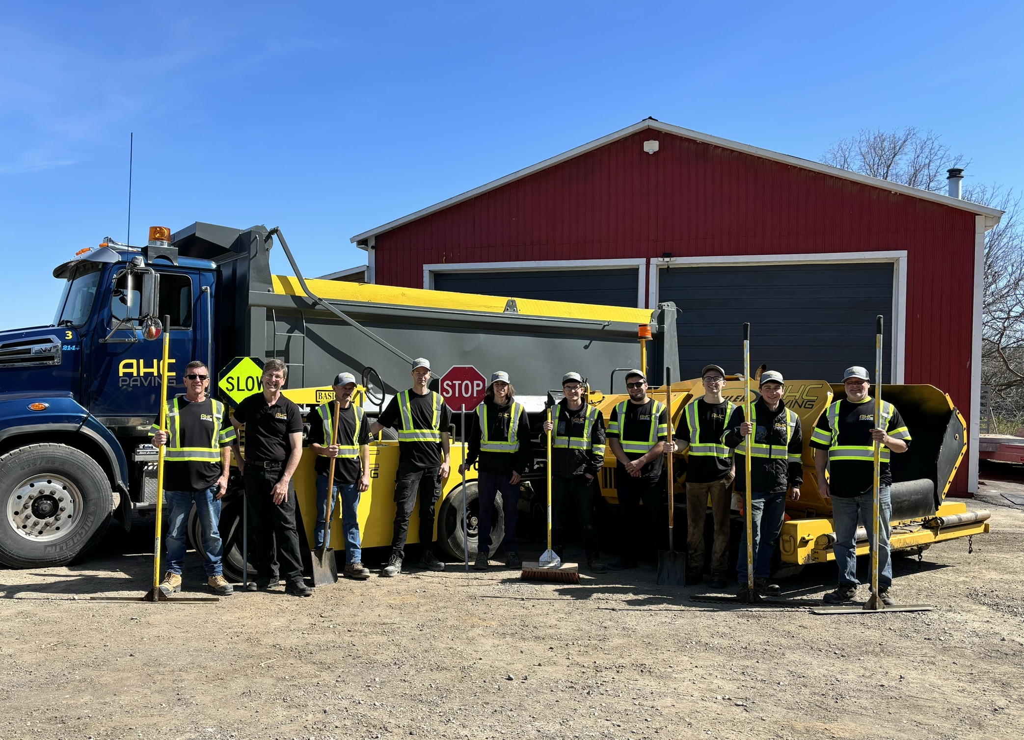 AHC Paving team